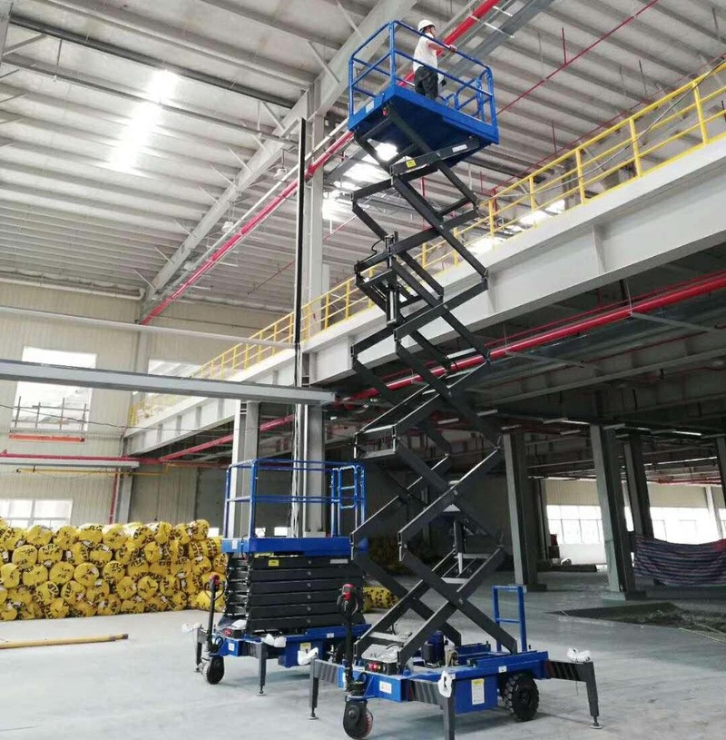 阳泉助力行走剪叉式高空作业平台
